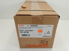 Lot Of 200: Blum R7037 Dust Grey 181.6130 Mounting Plate Spacer , 3mm Thickness
