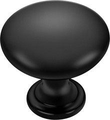 Box of (55) Ravinte Matte Black Metal Cabinet Drawer Knobs Pulls 1-3/16″ Wide