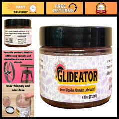 Wood Lubricant for Smooth Sliding Drawers, Doors & Hinges – 4 oz DIY Solution