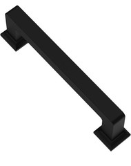 Alzassbg 9 Pack Matt Black Cabinet Pulls, 3-3/4 Inch(96mm) Hole Centers