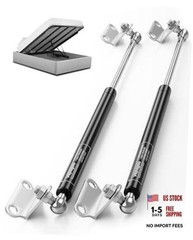 17Inch 45Lb/200N Gas Strut with Brackets | Medium Lift 17″ 45 LB Carbon Steel
