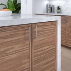 (10-Pk) Richelieu 3-3/4 in. 96 mm Cabinet Bar Pull Nickel Roosevelt Collection