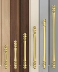 10 Pack 5 Inch 128mm Brushed Gold Cabinet Handles HeavyDuty Solid Pulls