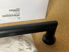 Top Knobs TK3097BLK Morris Appliance Pull 12 Inch (c-c) – Flat Black