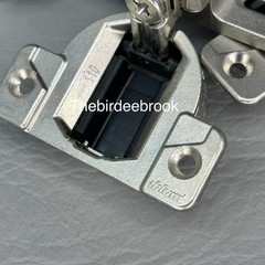 10-Blum COMPACT 33 110° Hinge 30.310-11.02 with 130.110-01.23 Plate, 1/2″ OL