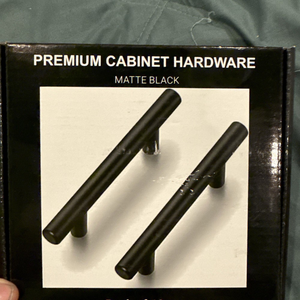 (10-Pk) MSI Cabinet Bar Matte Black 3″ Center-to-Center CHTHDHRO5MBPK10