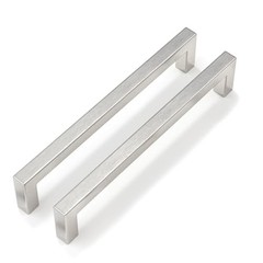 30 Hole Centers for 6-1/4 Inch Brushed Nickel Cabinet Pulls – 160MM