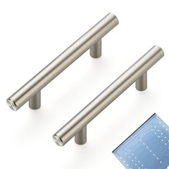 24 PCS 5 Inch Cabinet Pulls Brushed Nickel Stainless Steel Kitchen Drawer