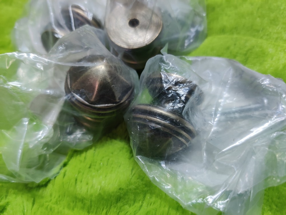 Set Of 4 Top Knobs Solid Brass Mushroom Drawer Cabinet Knob heavy duty