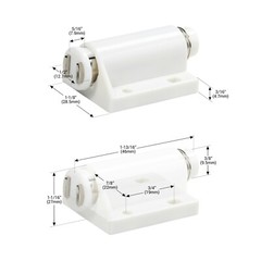 Magnetic Cabinet Furniture Door Touch Push To Open Latch Catch ROKMPC1