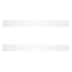 2pcs Golf Cart Windshield Hinge Replacement – 14.17×1.42in Reusable Acrylic