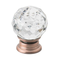 GlideRite 1-1/4″ K9 Crystal Cabinet Knob Oil Rubbed Bronze – 9003-ORB-30-1