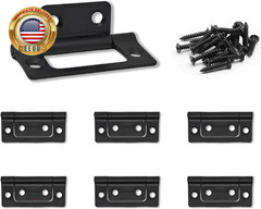 6 Pack Non-Mortise Door Hinges with Screws, 2 X 0.9 Inches Bifold Butt Cabinet H