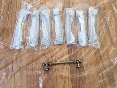 8-Brushed Antique Gold Cabinet Dresser Pulls 6.5″ Contemporary Style 8 Pack New