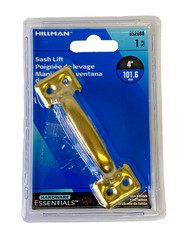 Hillman 852088 Sash Lift Brass Finish 4″ Hardware Essentials Window Sash