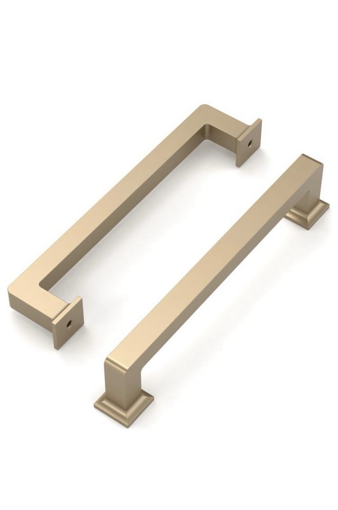 Amerdeco 10 Pack Champagne Bronze Cabinet Pulls 5″ 128mm Kitchen Handles ZH0019