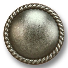 Round Weathered Nickel Knob 1-1/4″ diameter (Screws Not Included)