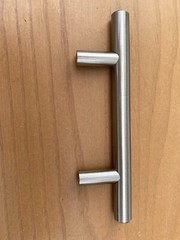 10 New Satin Nickel Bar Door/Drawer Pull Cabinet, Furniture Hardware. 136SN