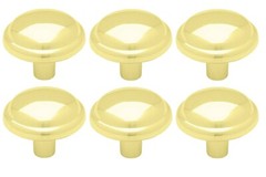 Lot of 6 Liberty 1 1/8″ Top Ring Round Polished Bronze P30068H-PB-C7