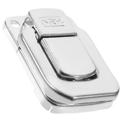 3Pcs Reusable Iron Bag Latches Silver Durable Box Packing Buckles for Bags