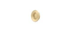 Deltana FP178U4 Flush Pull, Round, HD, 1-7/8″, Solid Brass in Brushed Brass