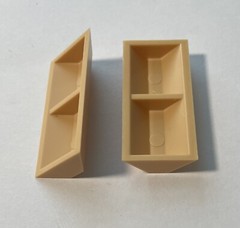 Cabinet Glue Blocks 1-7/8”x7/8”x3/8” Beige Hughes Supply H-0432 Pack Of 12