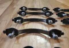 Amerock Brass Cabinet Handle 735-1 And Back Plate 736-1 Antique Brass Lotof 12pc