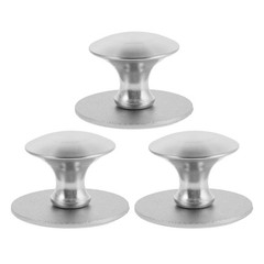 3 Pcs Self-adhesive Stainless Steel Handle Kitchen Cabinet Door Handles Glass
