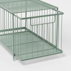 Large Stackable Slide Out Drawer Green – 9.33 (H) x 10 (W) x 15 (D)