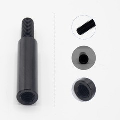 Manual Gear Shifter Extension 2 Inch Knob Adapter Black M10X1.5 Size: M10x1.5