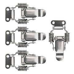 Easily Mountable 4PCs Adjustable Stainless Steel Locking Clamps Available