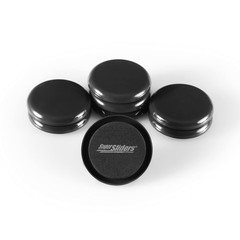 Super Sliders 2-1/2″ Round Reusable Furniture for 8 Pack, Black