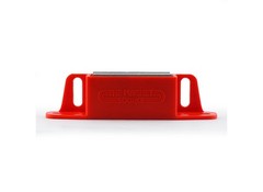 Universal Latch Magnet, 4-1/4 in L, 15/16 in W, 1-1/8 in H, Ceramic Red