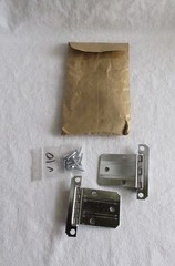 NOS Vintage Chrome Black Line Flush Cabinet Hinge – cupboard Hoosier MCM