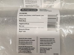 (2) Amerock BP37807 Farewind 8-13/16″ Center to Center Fluted Bar – Black