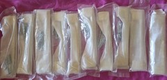 10 Metal Modern 5″ Brushed Gold Drawer Door Pulls Handles W/ Screws New