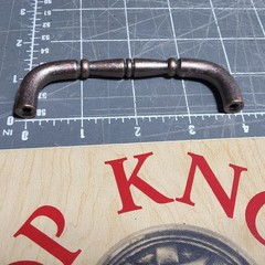 Top knobs M718-96 antique copper appliance pull 3-3/4″ ctc 4.56″ L cabinet door