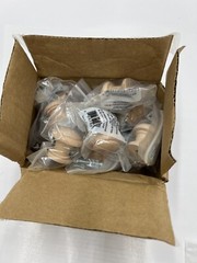 Box of 12 Liberty Knob P33780C-UN-CP Unfinished Wood Round Cabinet Hardware