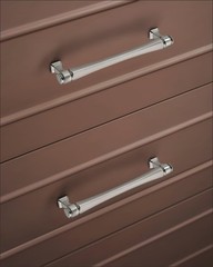 10 Pack 3.75 Inch (96mm) Hole Center Brushed Satin Nickel Cabinet Pulls – Sol…