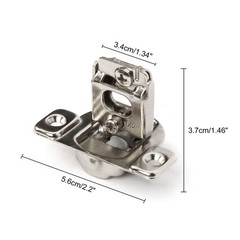 5-50PCS Overlay Soft Close Face Frame 105° Compact Door Cabinet Hinges Handware