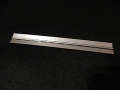 400 pc .040 Steel Piano Hinge 11 x 1-1/4 Cabinet Door Furniture Continuous 1.25