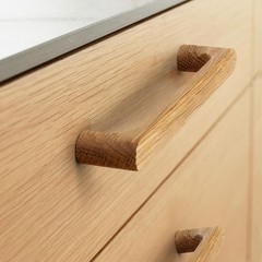 Burlywood Round 7-1/2in 8 Pcs Wooden Drawer Pulls Handle for Cabinets Kitchen…