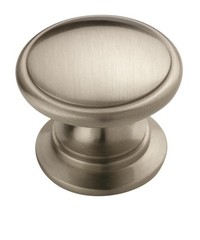Ravino 1-1/4 Inch 32mm Diameter Satin Nickel Cabinet Knob 10 Pack