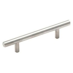 Amerock BP19011CSG9 Bar Pulls 3-3/4 in (96 mm) Center-to-Center Sterling Nickel