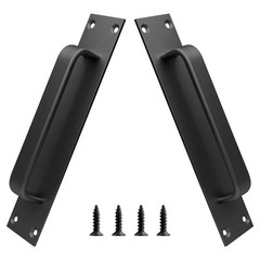 2 PCS Aluminum Alloy Sliding Barn Door Handle 180mm 7.1″ Hole Center 7.9″