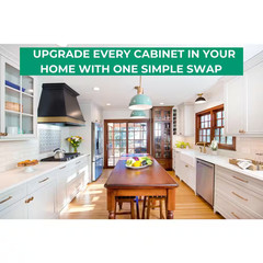 Wide Angle Full Overlay Nickel 165° Hinge Set (2 Pieces)
