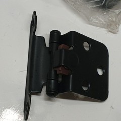 Oil Rubbed Black SelfClosing Overlay Cabinet Hinge w/ Hardware 7 in total