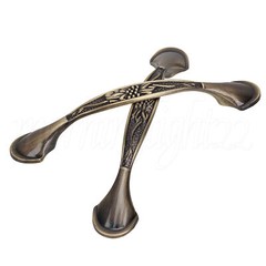 Antique Cabinet & Drawer Handles 3.78″ Hole Spacing w/ Screws Set of 24 Bronzy