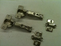 NOS, MEPLA # DS-10-253 S/00, Self Close Overlay for 1/2″ Thick Door Lot of 6