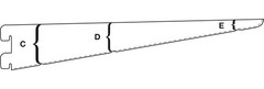 Knape & Vogt 182 WH 18.5 182 Shelf Bracket, 19.01 in L, Steel White